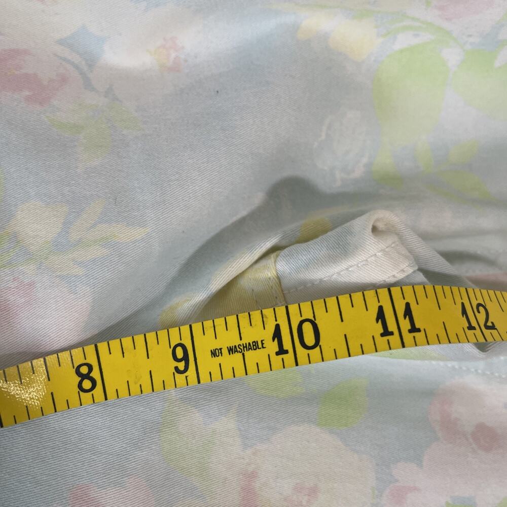 J. Jill - Authentic Fit CROP Stretch Pastel Floral Pattern Jeans - Women Size 12 - Picture 5 of 7